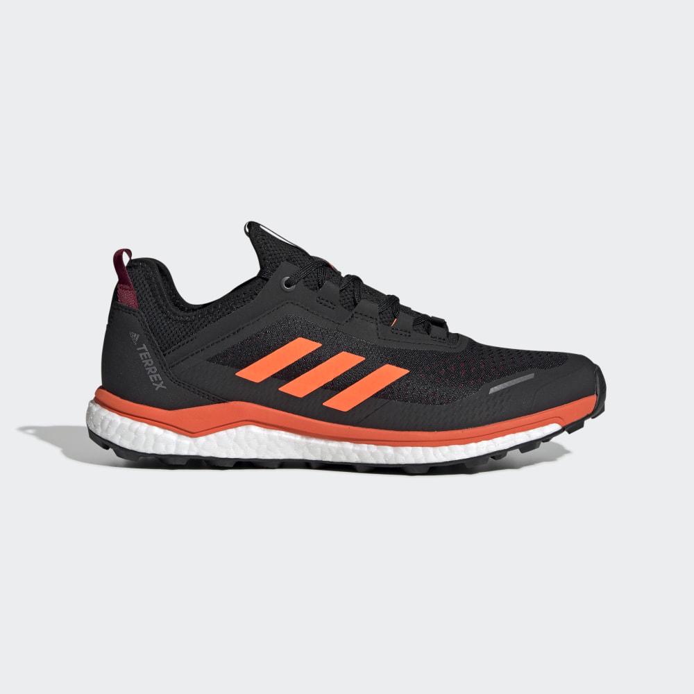 Adidas Men's Terrex Agravic Flow Running Shoes Burgundy/Orange/Black Ireland G26103